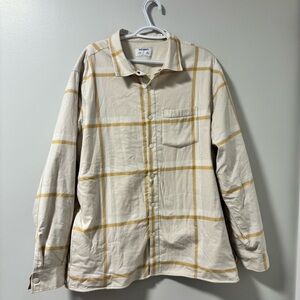 Old Navy Plaid Button-Up Lined Shacket XL